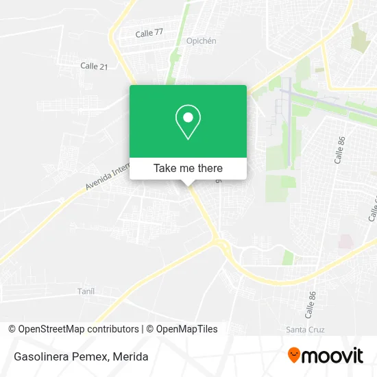 Gasolinera Pemex map