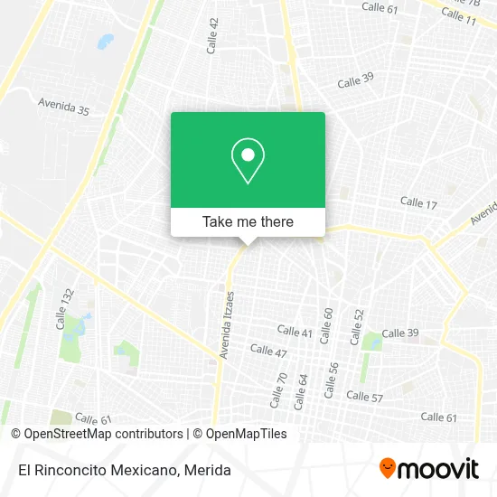 El Rinconcito Mexicano map