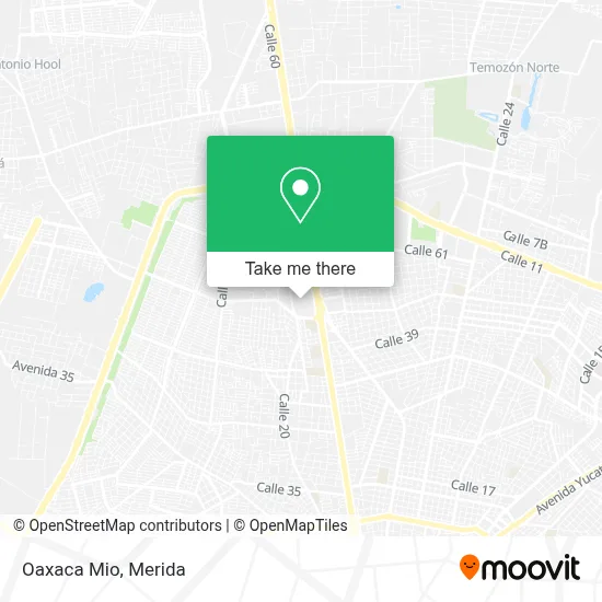 Oaxaca Mio map