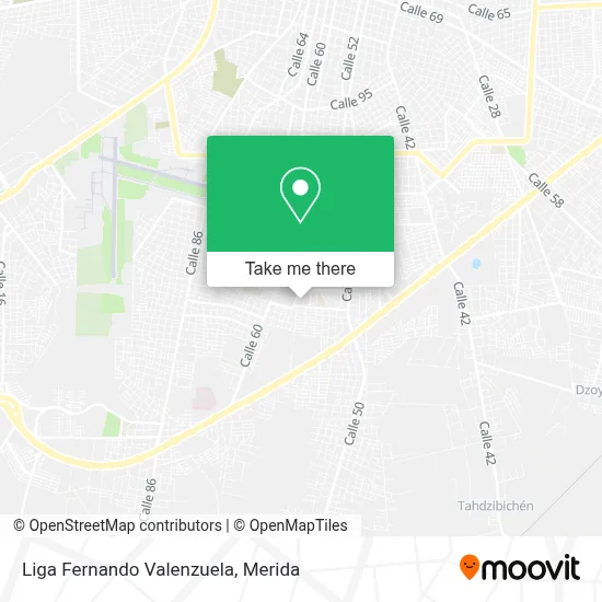 Liga Fernando Valenzuela map