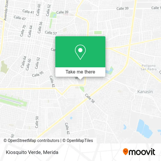 Kiosquito Verde map