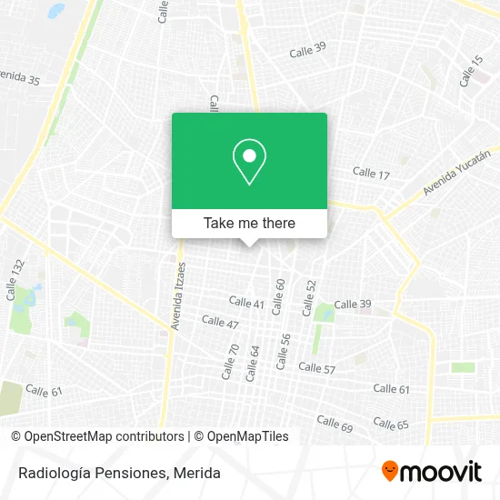 Radiología Pensiones map