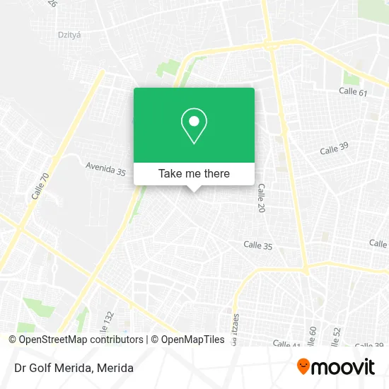 Dr Golf Merida map
