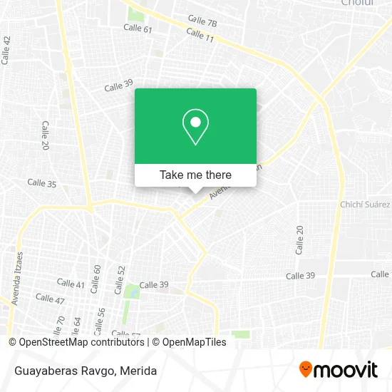 Guayaberas Ravgo map