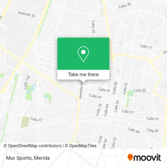 Mur Sports map