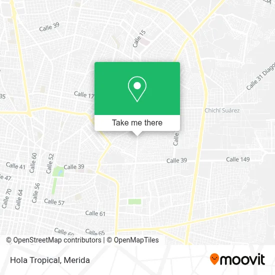 Hola Tropical map