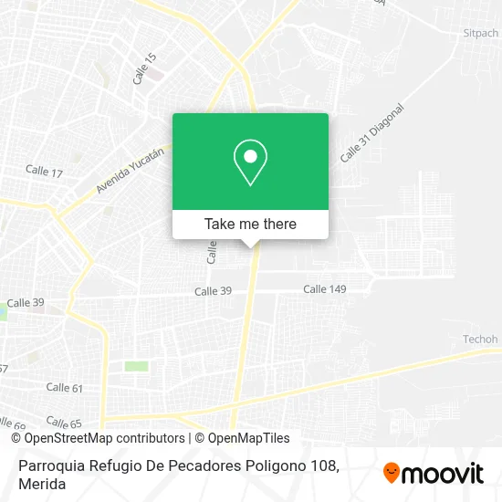 Parroquia Refugio De Pecadores Poligono 108 map