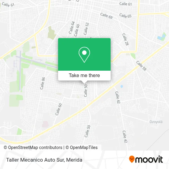 Taller Mecanico Auto Sur map