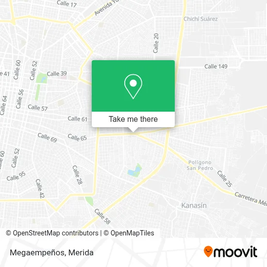 Megaempeños map