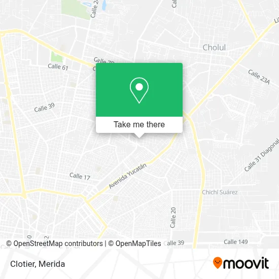 Clotier map