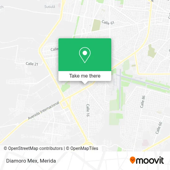 Diamoro Mex map