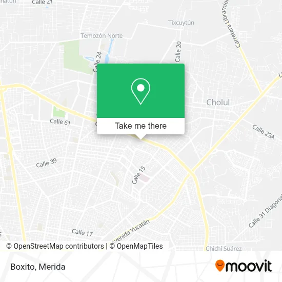Mapa de Boxito