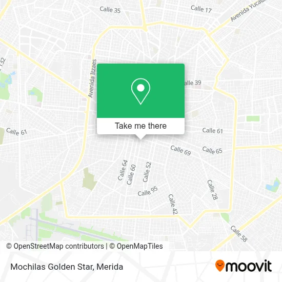 Mochilas Golden Star map