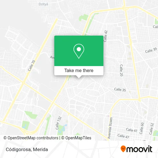 Códigorosa map