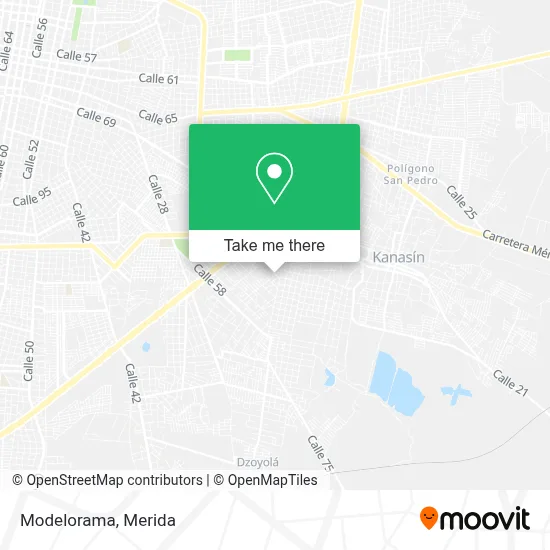 Modelorama map