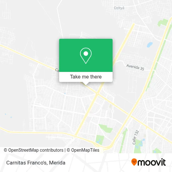 Carnitas Franco's map
