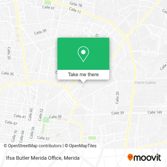 Ifsa Butler Merida Office map