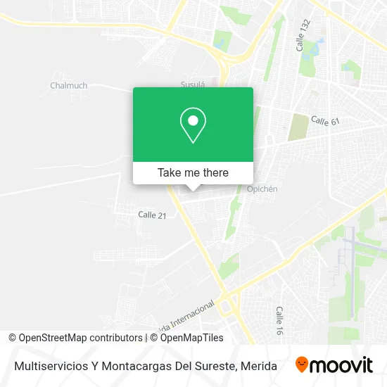 Multiservicios Y Montacargas Del Sureste map