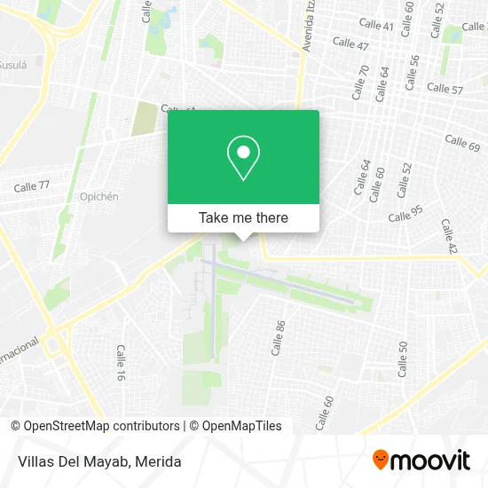 Villas Del Mayab map