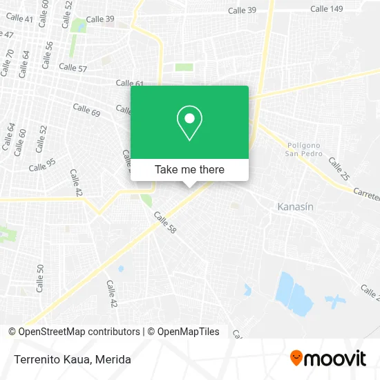 Terrenito Kaua map