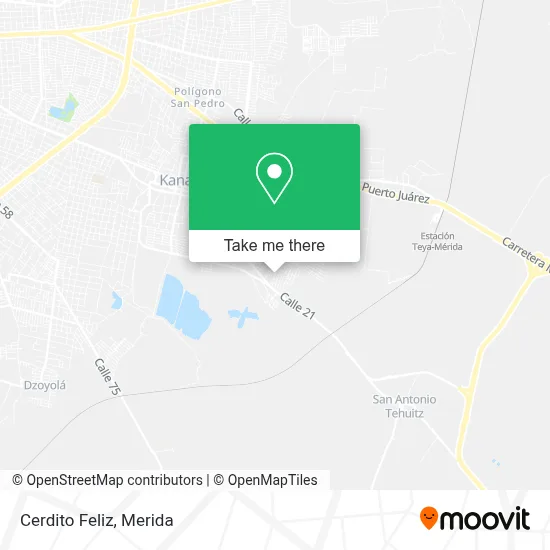 Cerdito Feliz map
