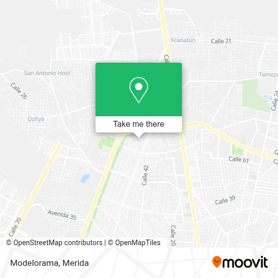Modelorama map