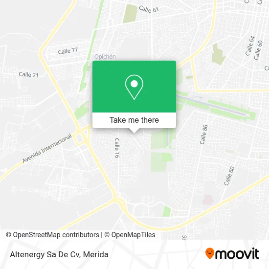 Altenergy Sa De Cv map