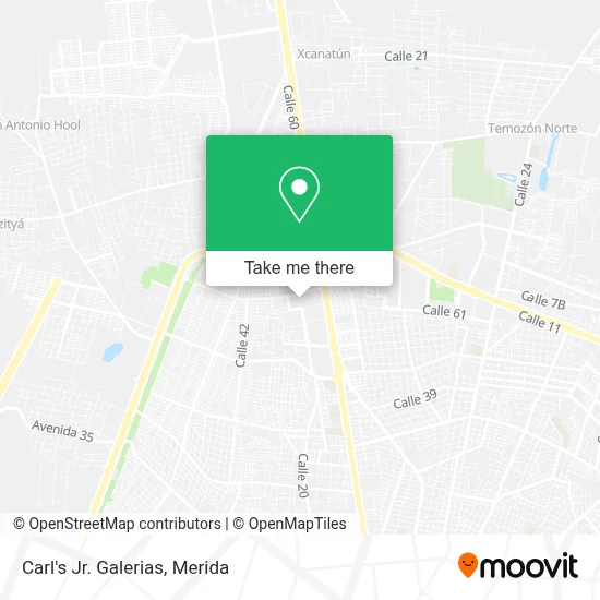Carl's Jr. Galerias map