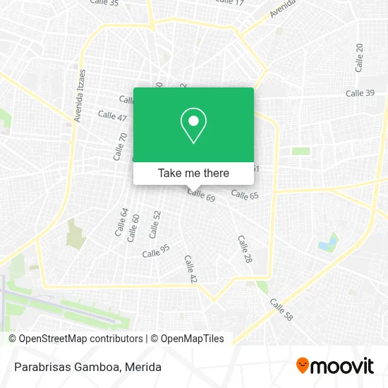 Parabrisas Gamboa map