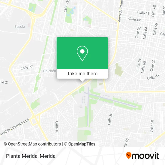 Planta Merida map