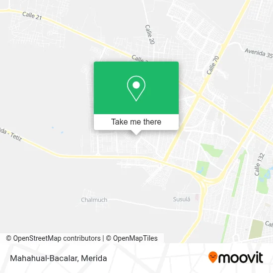 Mahahual-Bacalar map