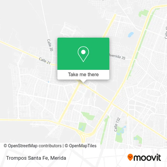 Trompos Santa Fe map