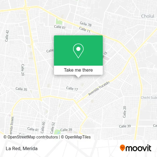 La Red map