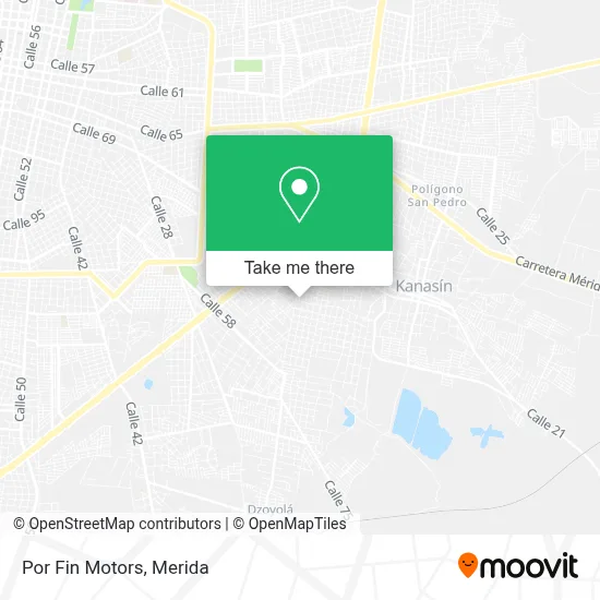 Por Fin Motors map