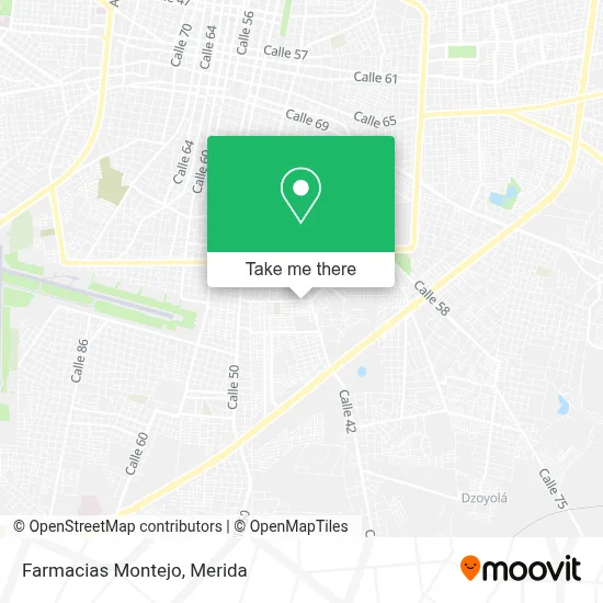 Farmacias Montejo map