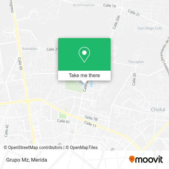 Grupo Mz map