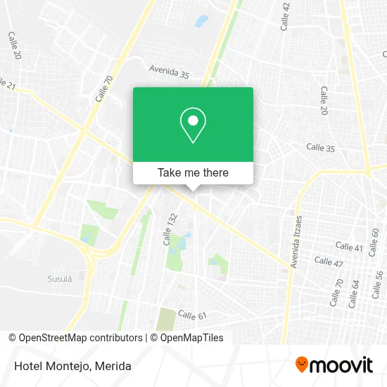 Hotel Montejo map