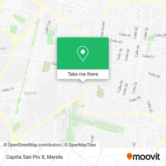 Capilla San Pio X map