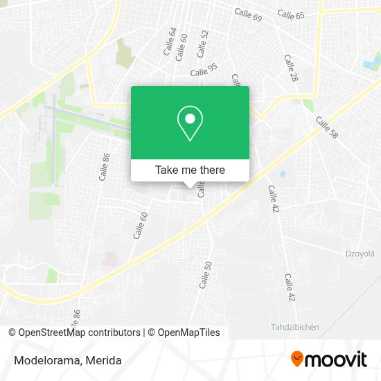 Modelorama map