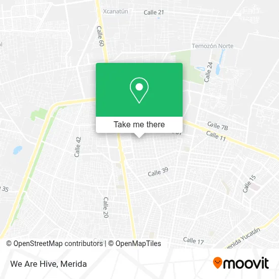 We Are Hive map