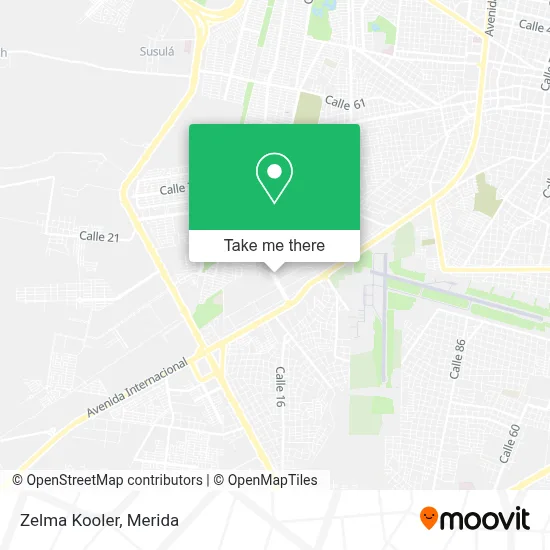 Zelma Kooler map