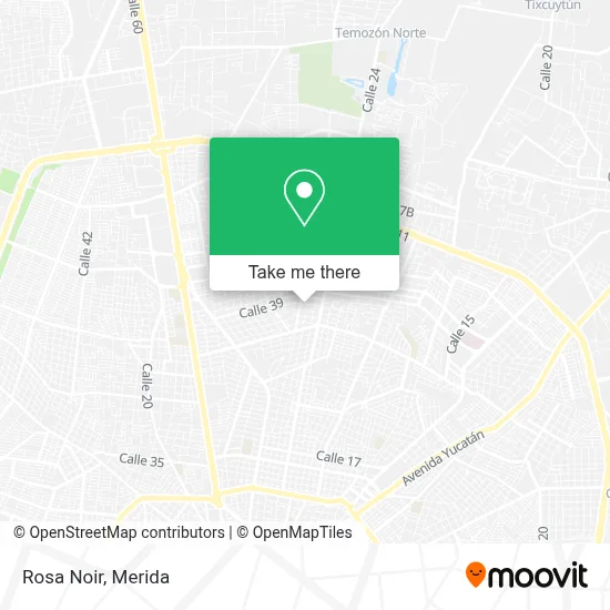 Rosa Noir map