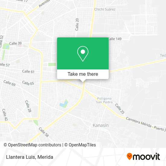Llantera Luis map