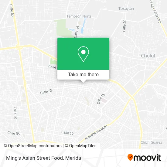 Ming's Asian Street Food map