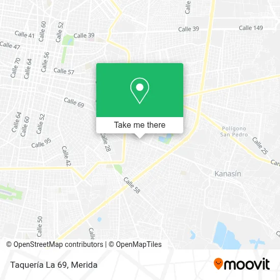 Taquería La 69 map