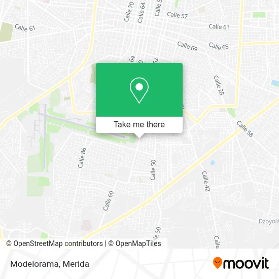 Modelorama map