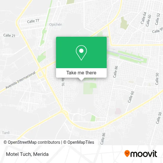 Motel Tuch map