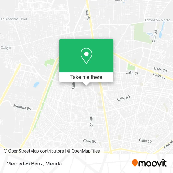 Mercedes Benz map