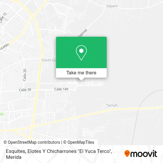 Esquites, Elotes Y Chicharrones "El Yuca Terco" map