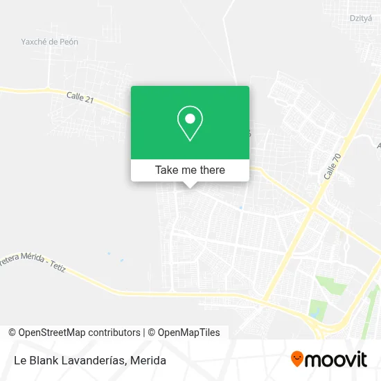 Le Blank Lavanderías map